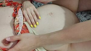 pregnant wife filming how i smash her cock-squeezing labia